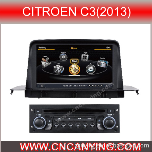 Special Car DVD Player for Citroen C3 (2013) with GPS, Bluetooth. with A8 Chipset Dual Core 1080P V-20 Disc WiFi 3G Internet (CY-C316)
